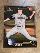 Eric Lauer San Diego Padres MLB 2016 Bowman Draft - Black Border BD-57 SN1