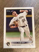 Aaron Ashby  MLB 2022 Topps 78b RC, VAR\nVAR: Factory set, Large RC logo variation