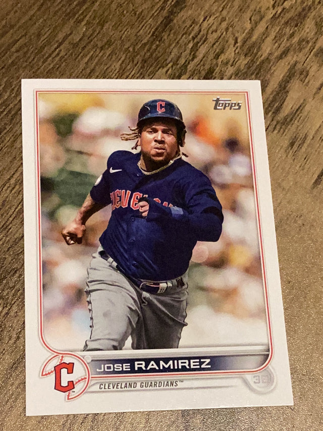 Jose Ramirez Cleveland Guardians MLB 2022 Topps 269 