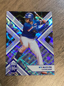 Bo Naylor Cleveland Indians MLB 2018 Panini Elite Extra Edition - Aspirations Blue 28 SN75