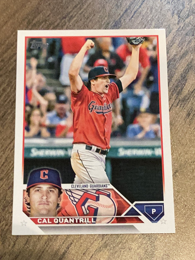 Cal Quantrill Cleveland Guardians MLB 2023 Topps 255 