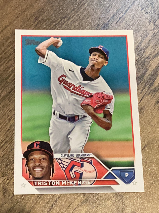 Triston McKenzie Cleveland Guardians MLB 2023 Topps 65 