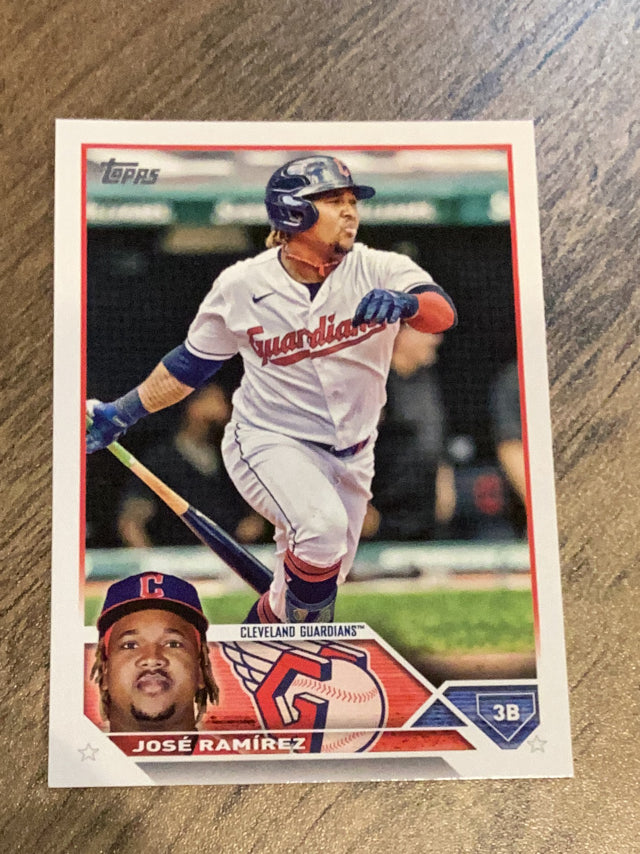 Jose Ramirez Cleveland Guardians MLB 2023 Topps 256 