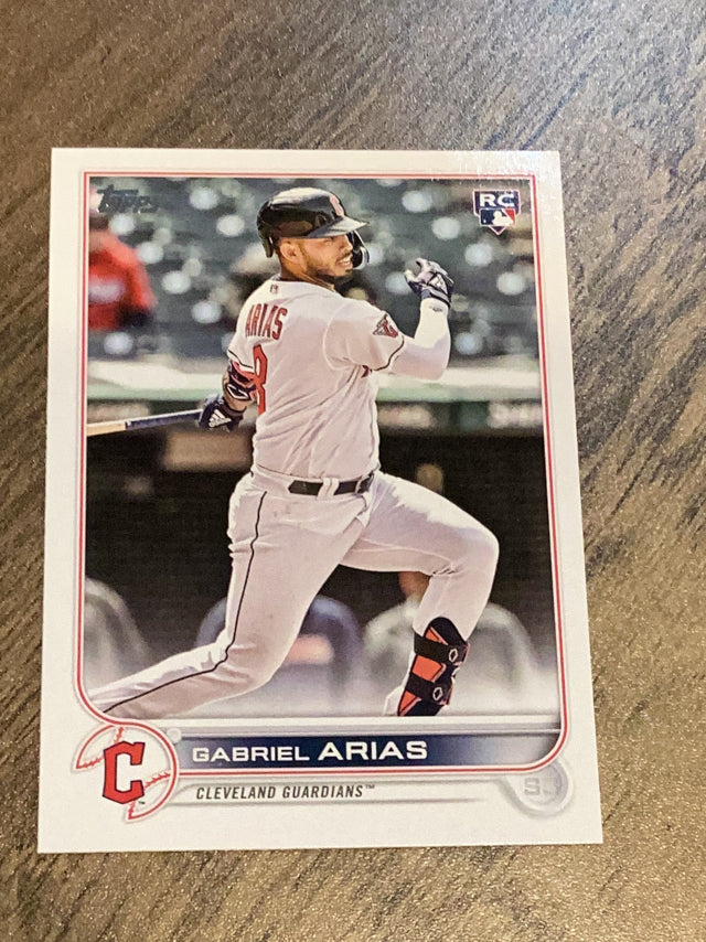 Gabriel Arias Cleveland Guardians MLB 2022 Topps Update US248 RC