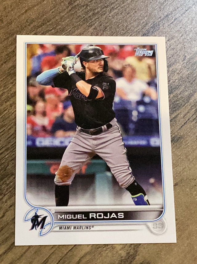 Miguel Rojas Miami Marlins MLB 2022 Topps 544 