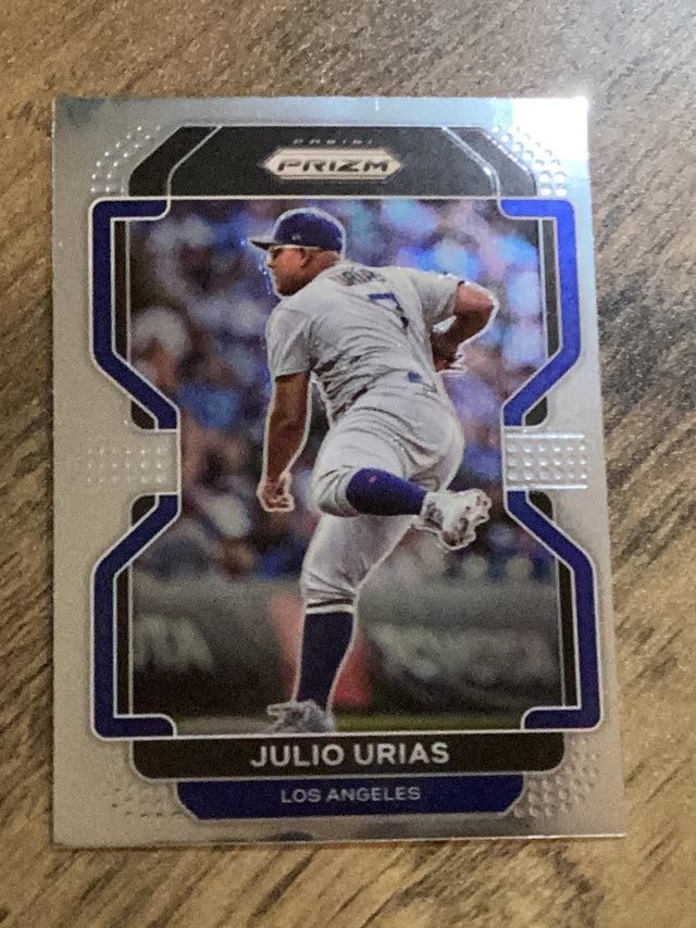 Julio Urias Los Angeles Dodgers MLB 2022 Panini Prizm 79 