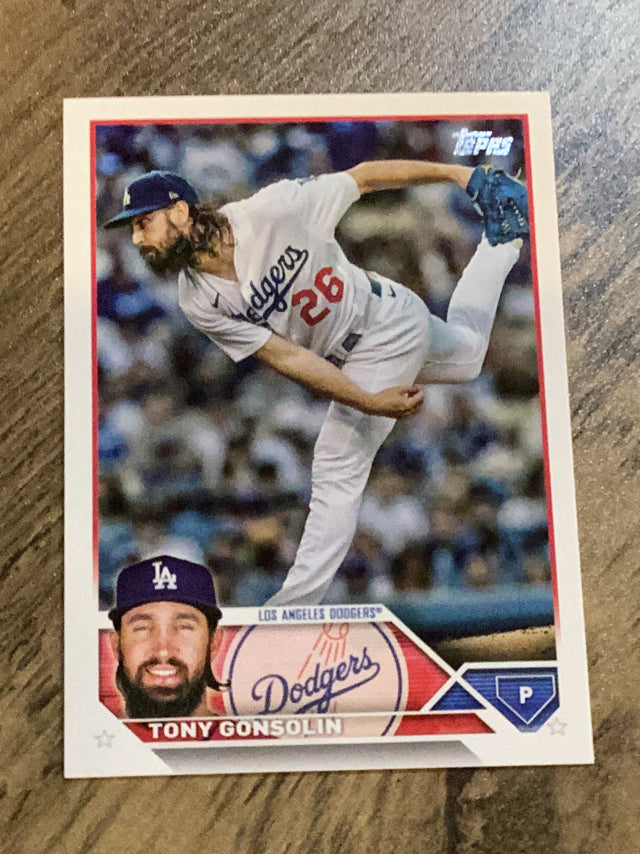 Tony Gonsolin Los Angeles Dodgers MLB 2023 Topps 202 