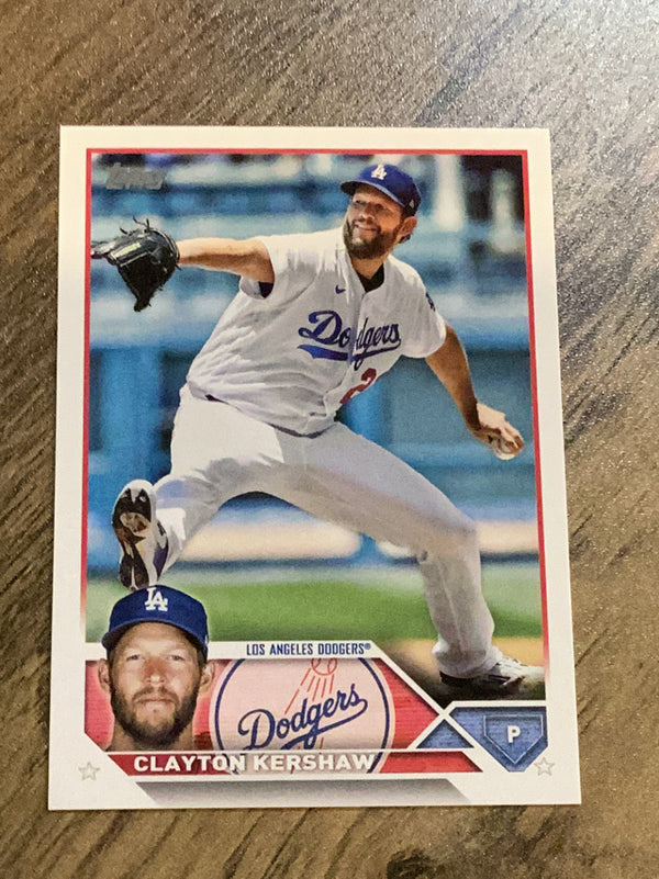 Clayton Kershaw Los Angeles Dodgers MLB 2023 Topps 22 