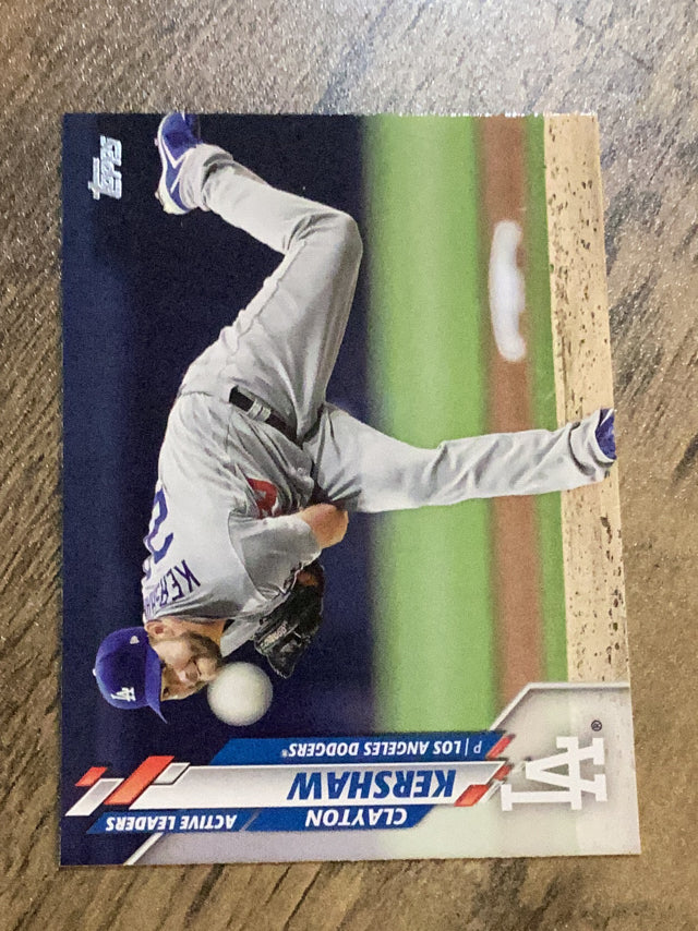 Clayton Kershaw Los Angeles Dodgers MLB 2020 Topps Update U-140 LDR