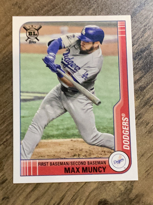 Max Muncy Los Angeles Dodgers MLB 2021 Topps Big League 222 SN75