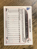 Mookie Betts Los Angeles Dodgers MLB 2022 Topps National League All-Stars NL-5 Topps