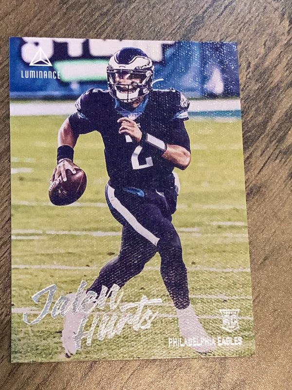 Jalen Hurts Philadelphia Eagles NFL 2020 Panini Chronicles - Luminance Update Rookies 210 