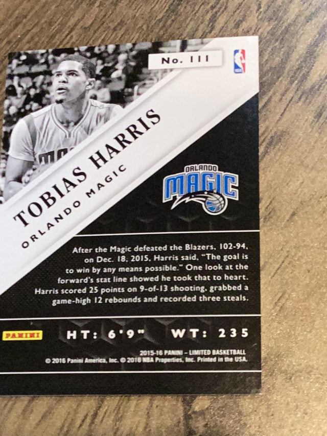 Tobias Harris Orlando Magic NBA 2015-16 Panini Limited 111 SN80 Panini