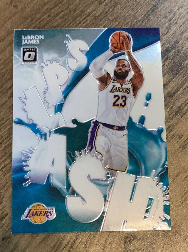 LeBron James Los Angeles Lakers NBA 2020 Donruss Optic - Splash! 13 