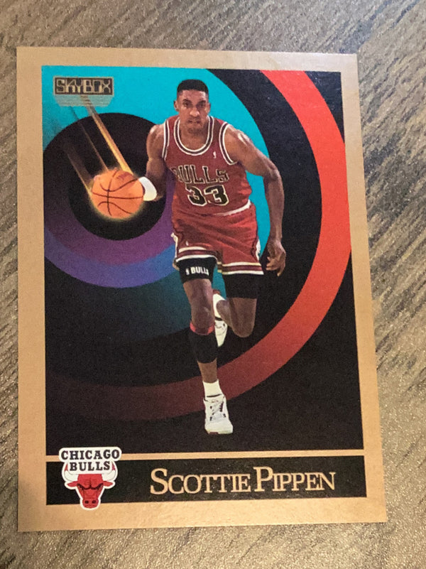 Scottie Pippen Chicago Bulls NBA 1990-91 SkyBox 46 