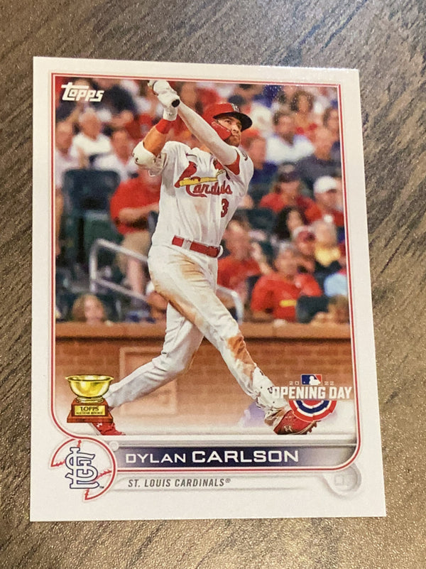 Dylan Carlson St. Louis Cardinals MLB 2022 Topps Opening Day 197 ASR