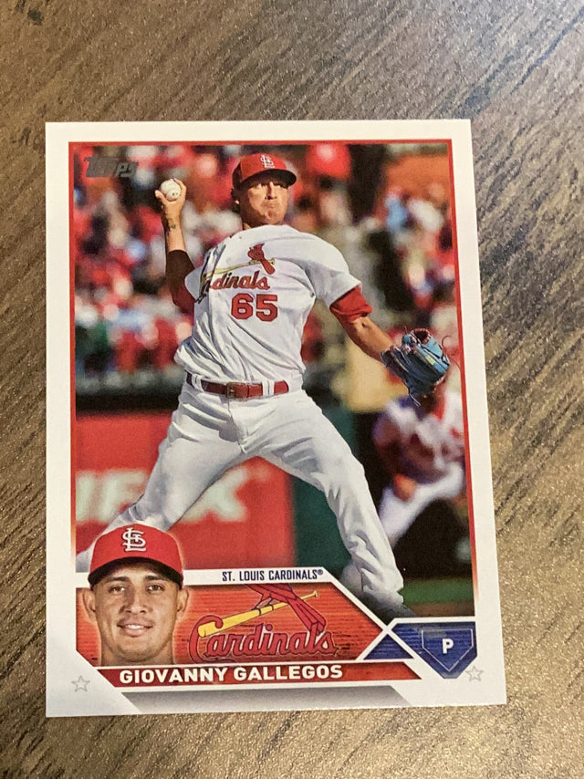 Giovanny Gallegos St. Louis Cardinals MLB 2023 Topps 13 