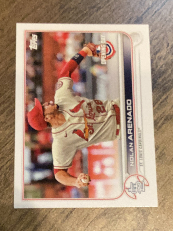 Nolan Arenado
BASE: Fielding St. Louis Cardinals MLB 2022 Topps Opening Day 31 BASE: Fielding