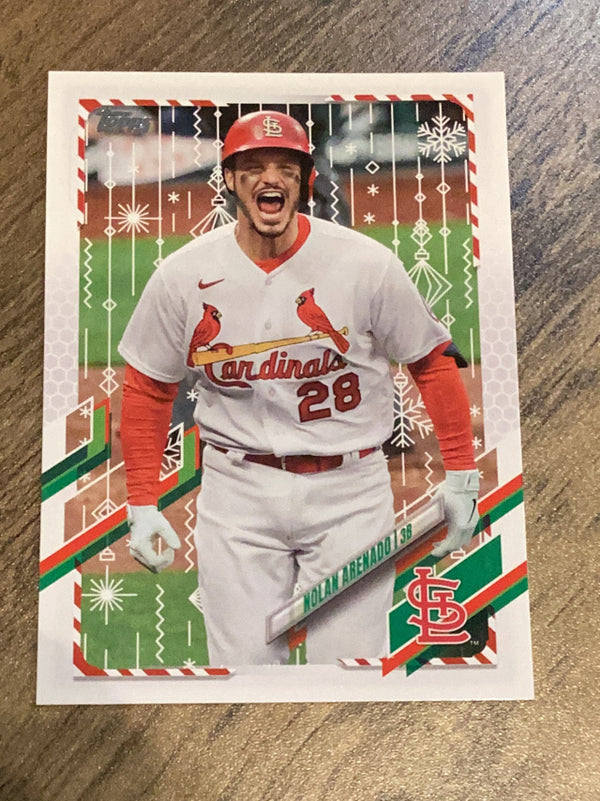 Nolan Arenado St. Louis Cardinals MLB 2021 Topps Holiday HW12 