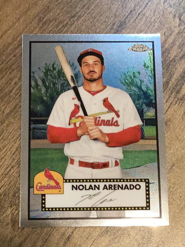 Nolan Arenado St. Louis Cardinals MLB 2021 Topps Chrome Platinum Anniversary 157 