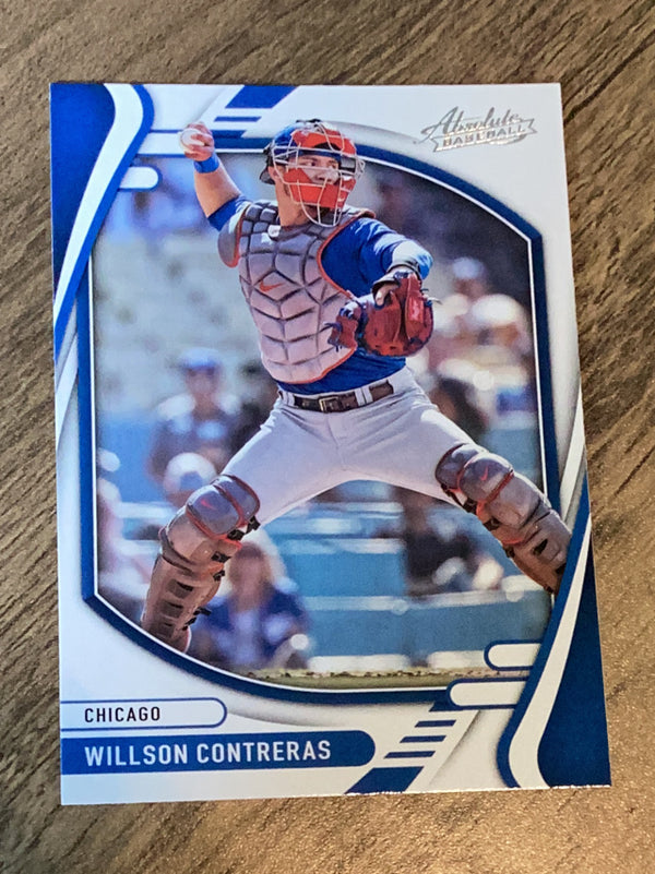 Willson Contreras Chicago Cubs MLB 2022 Panini Absolute 43 