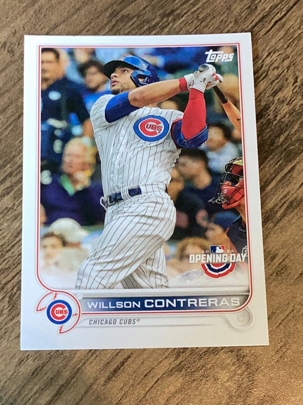 Willson Contreras Chicago Cubs MLB 2022 Topps Opening Day 55 