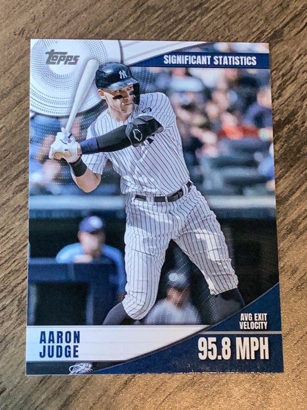Aaron Judge New York Yankees MLB 2022 Topps: Significant Statistics SS-8 