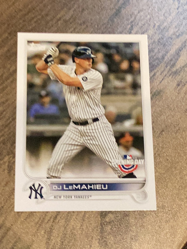 DJ LeMahieu New York Yankees MLB 2022 Topps Opening Day 35 