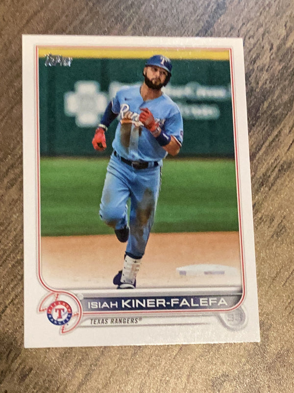 Isiah Kiner-Falefa Texas Rangers MLB 2022 Topps 93 