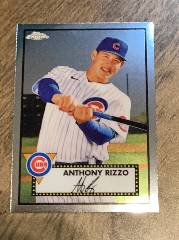 Anthony Rizzo Chicago Cubs MLB 2021 Topps Chrome Platinum Anniversary 219 