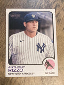 Anthony Rizzo New York Yankees MLB 2022 Topps Heritage 539 
