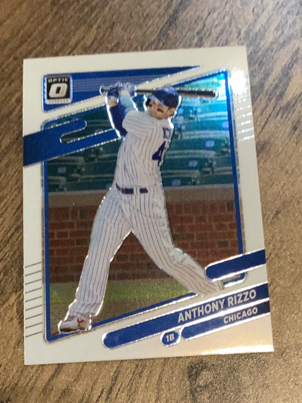 Anthony Rizzo Chicago Cubs MLB 2021 Donruss Optic 168 