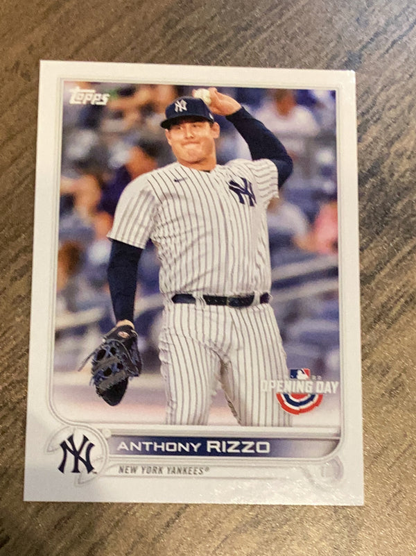Anthony Rizzo New York Yankees MLB 2022 Topps Opening Day 167 