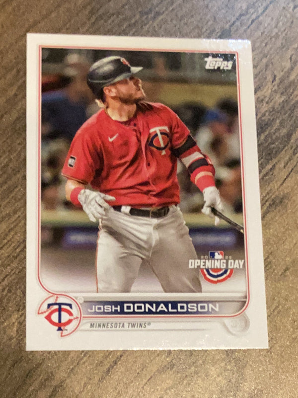 Josh Donaldson Minnesota Twins MLB 2022 Topps Opening Day 168 