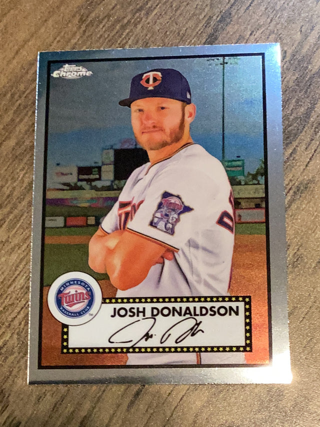 Josh Donaldson Minnesota Twins MLB 2021 Topps Chrome Platinum Anniversary 181 