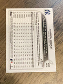 Aaron Hicks New York Yankees MLB 2022 Topps 497 Topps