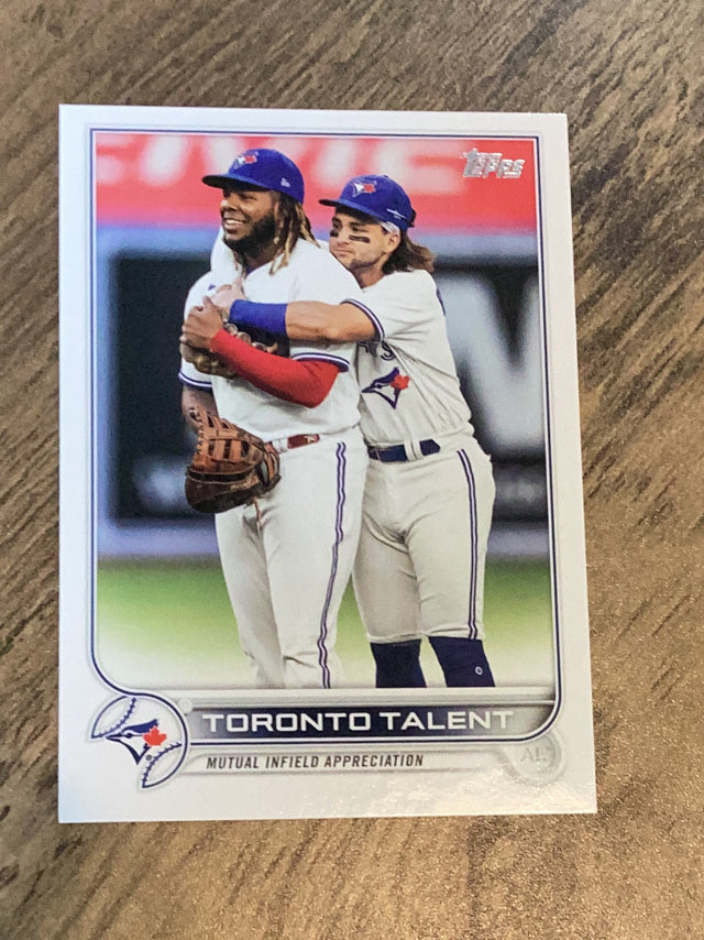 Toronto Talent Toronto Blue Jays MLB 2022 Topps - Gold 381 CC, CL, Checklist: 562-594, SN2022