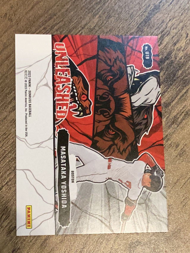 Masataka Yoshida Boston Red Sox MLB 2023 Donruss: Unleashed Vector U18 Donruss