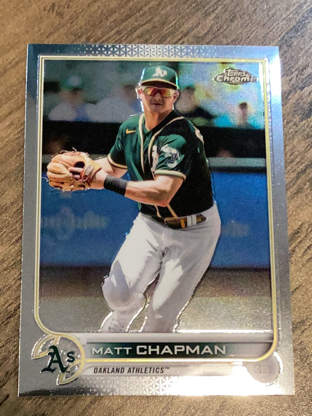 Matt Chapman Oakland Athletics MLB 2022 Topps Chrome 168 