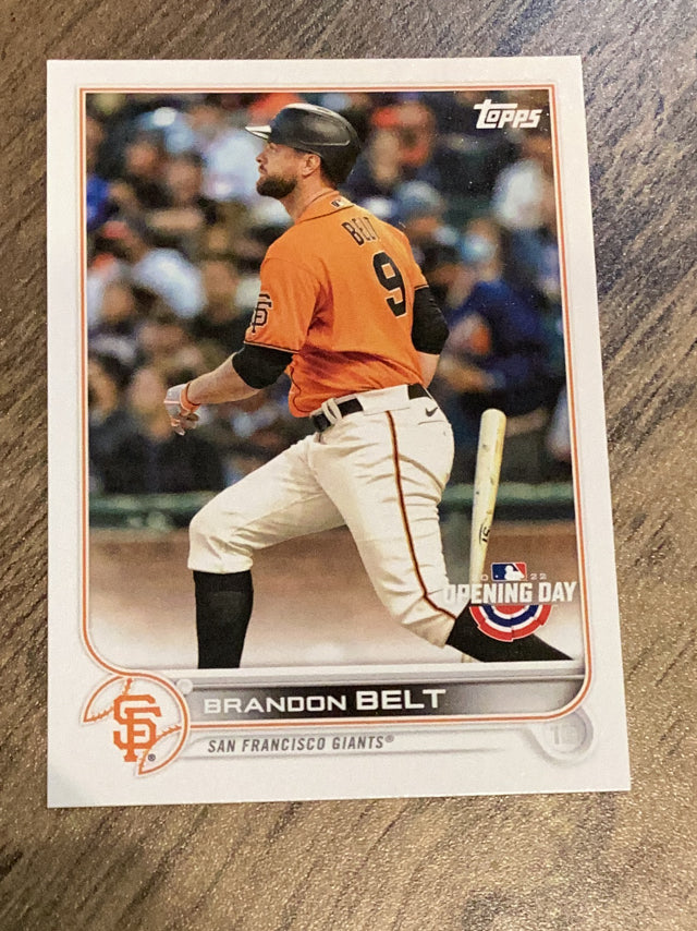 Brandon Belt San Francisco Giants MLB 2022 Topps Opening Day 32 