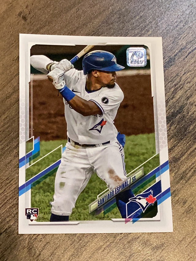 Santiago Espinal Toronto Blue Jays MLB 2021 Topps - 70Th Anniversary 243 SN1