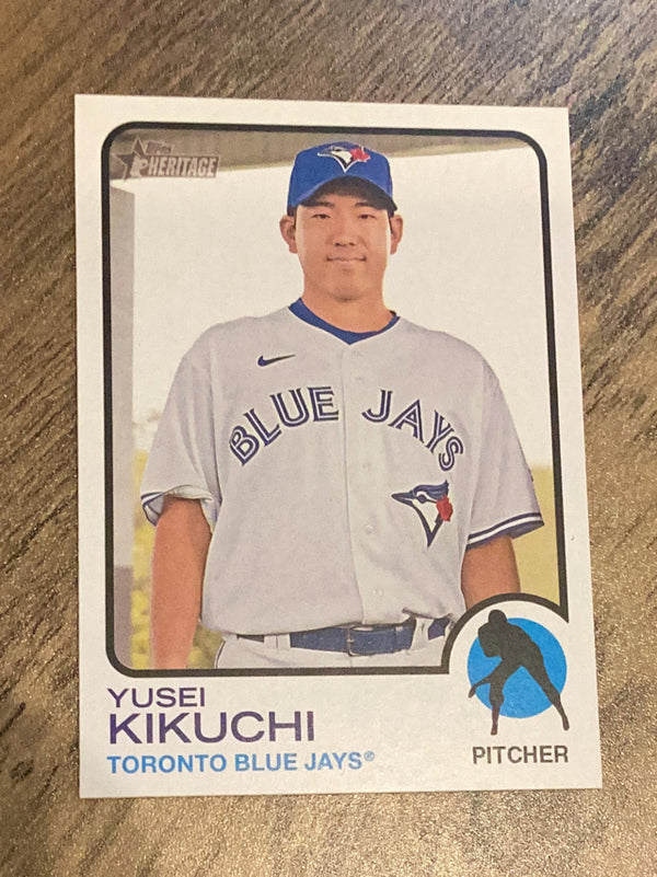 Yusei Kikuchi Toronto Blue Jays MLB 2022 Topps Heritage 687 