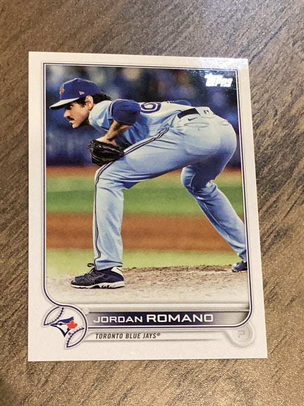 Jordan Romano Toronto Blue Jays MLB 2022 Topps 391 