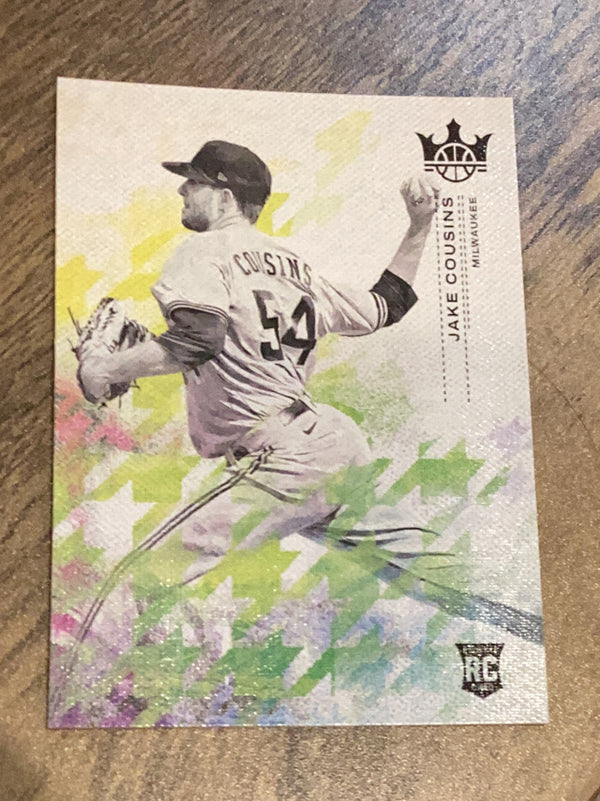 Jake Cousins Milwaukee Brewers MLB 2022 Panini Diamond Kings 180 RC