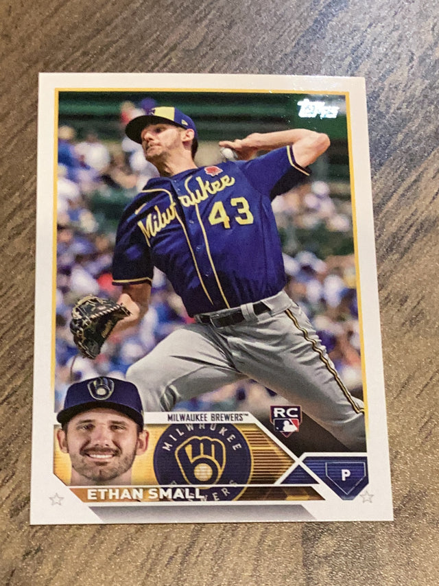 Ethan Small Milwaukee Brewers MLB 2023 Topps 87 RC