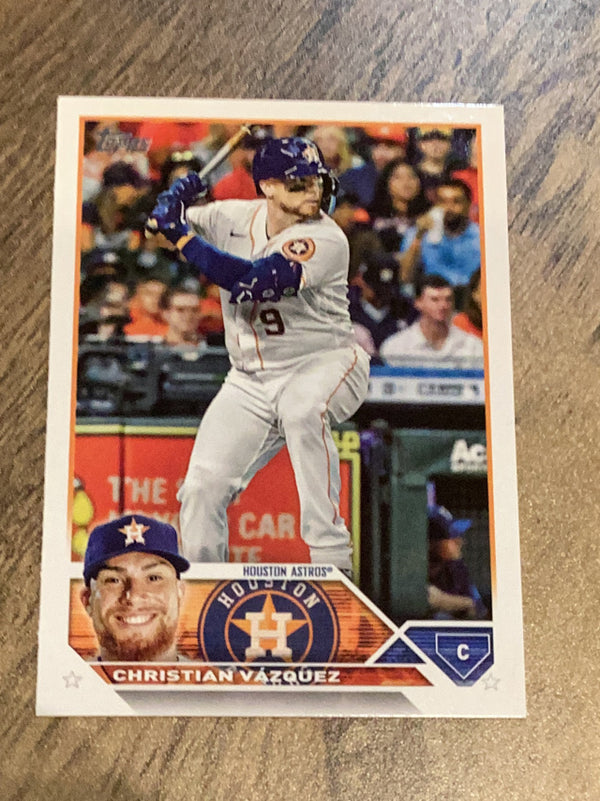 Christian Vazquez Houston Astros MLB 2023 Topps 157 