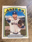 Nivaldo Rodriguez Houston Astros MLB 2021 Topps Heritage 675 RC