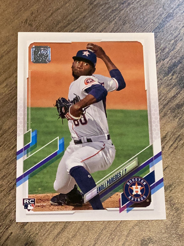 Enoli Paredes Houston Astros MLB 2021 Topps 569 