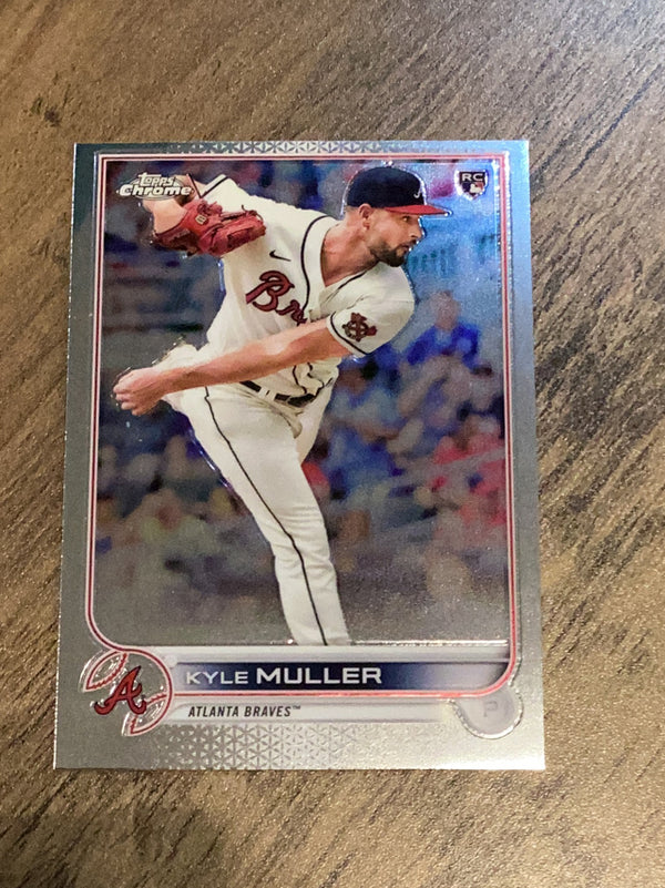 Kyle Muller Atlanta Braves MLB 2022 Topps Chrome 70 RC