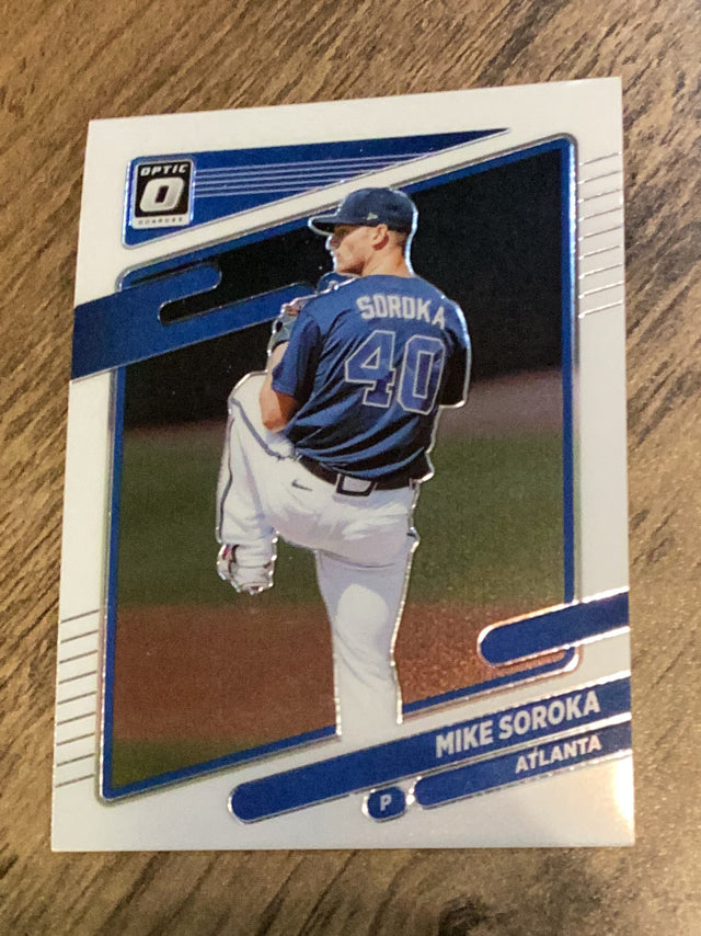 Mike Soroka Atlanta Braves MLB 2021 Donruss Optic 127 